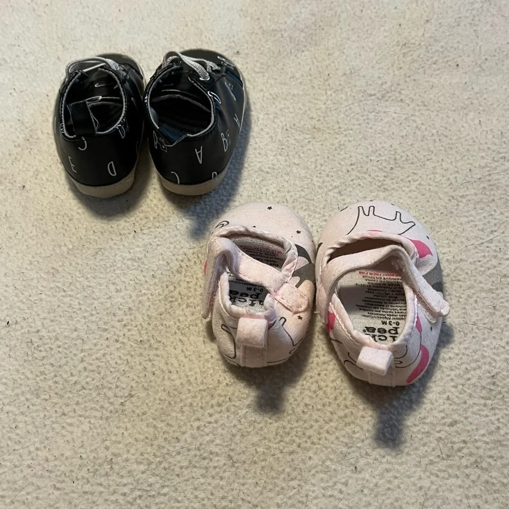 Bundle Pink Chick Pea/ Black Child Of Mine Shoes